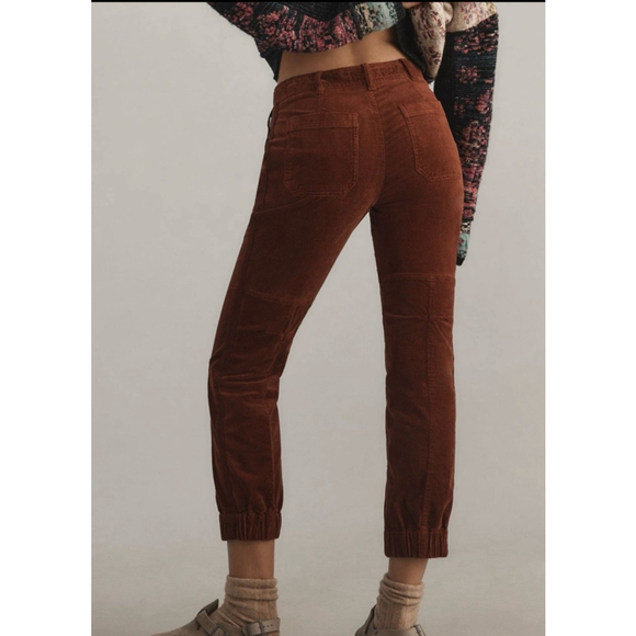 Anthropologie Richie Slim Corduroy Joggers NWT Size 6 Hard to Find - Picture 2 of 7